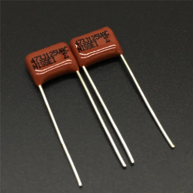 10Pcs/100Pcs Japan NISSEI CBB capacitor MMD 125V 473 J 5% 0.047uF 47nF Pitch=7.5mm Metallized polyester film capacitor