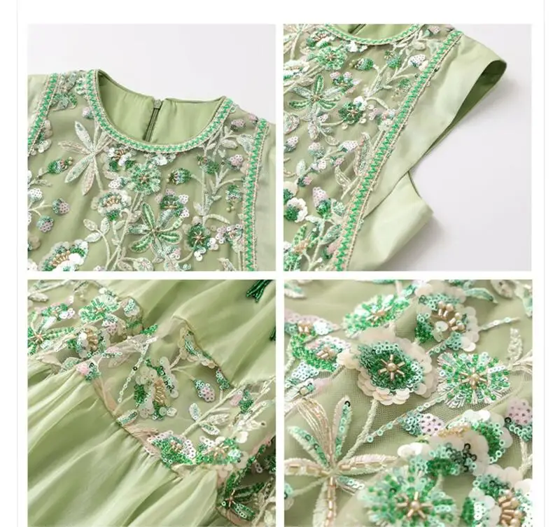 مزاجه الفاخرة فستان طويل جديد النمط الصيني مطرز التطريز تشيباو المرأة بلا أكمام شيونغسام فستان الحفلات المسائية Vestidos