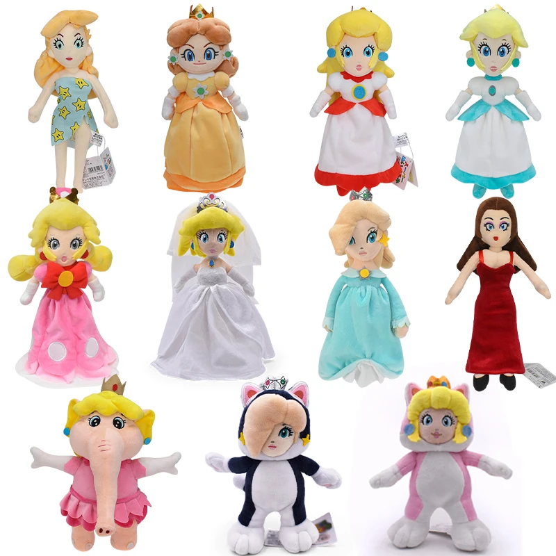 

14 Style Mario Stuffed Toy Peach Daisy Rosalina Princess Princess Series Plush Toy Kawaii Cartoon Anime Peluche Dolls Gifts