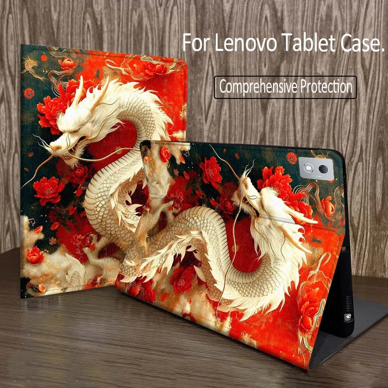 

Anime Art Dragon Design Tablet Case For Legion Xiaoxin Pad P12 Pro Y900 GT 2023 2025 12.1 12.7 14.5 inch