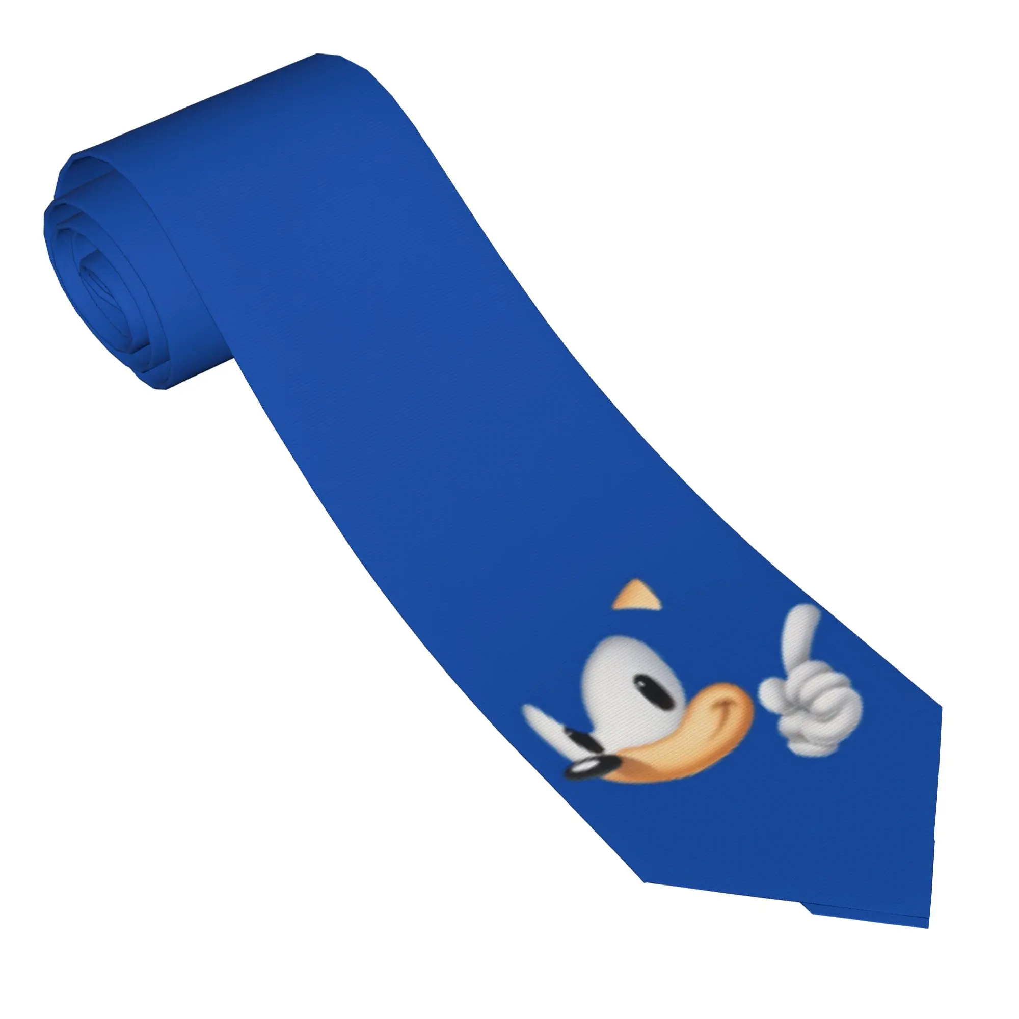 Corbata de hombre Sonic the Hedgehog, corbata de cuello de moda, corbata personalizada para cosplay, accesorios de corbata de gran calidad para fiestas