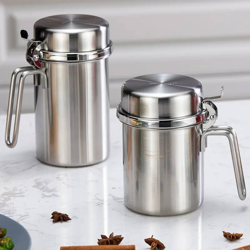 

Oil can, kitchen, household, new, multifunctional, stainless steel