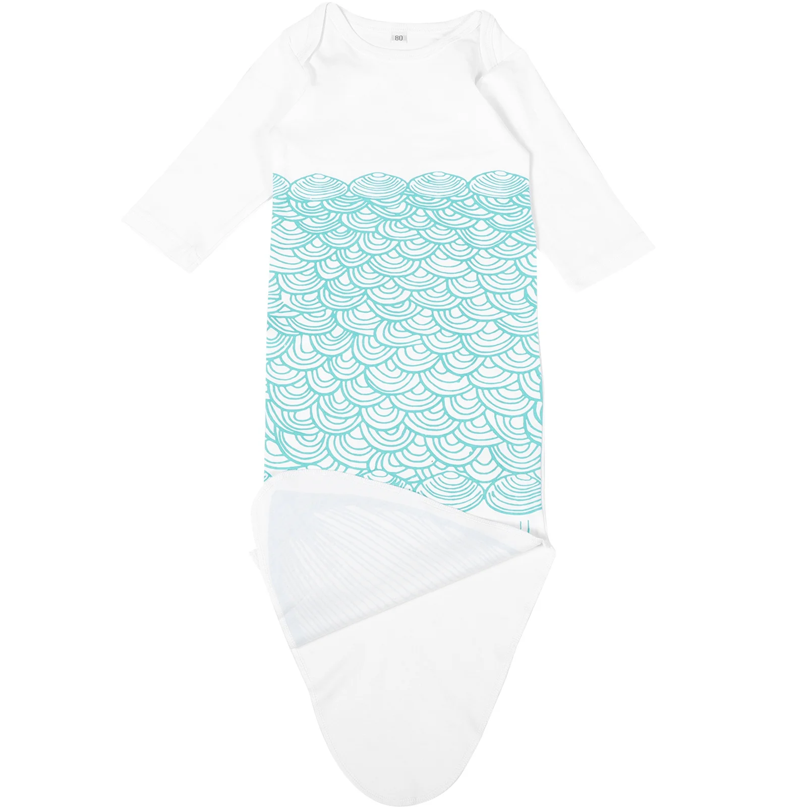 0-6 أشهر الطفل محبوك حورية البحر كيس النوم بطانية الكروشيه الذيل بطانية للأطفال تكبب كيس النوم 0-6 أشهر الطفل كيس النوم #4