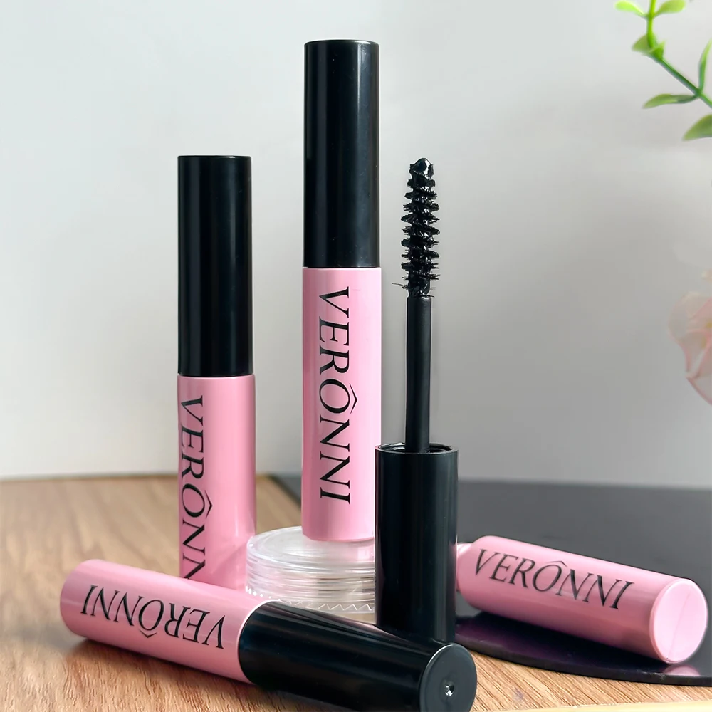 4-Color Tint Brow Mascara– Water-Resistant & Sweat-Resistant, Smooth Application, Natural Buildable Color,Long-Lasting,Jet Black
