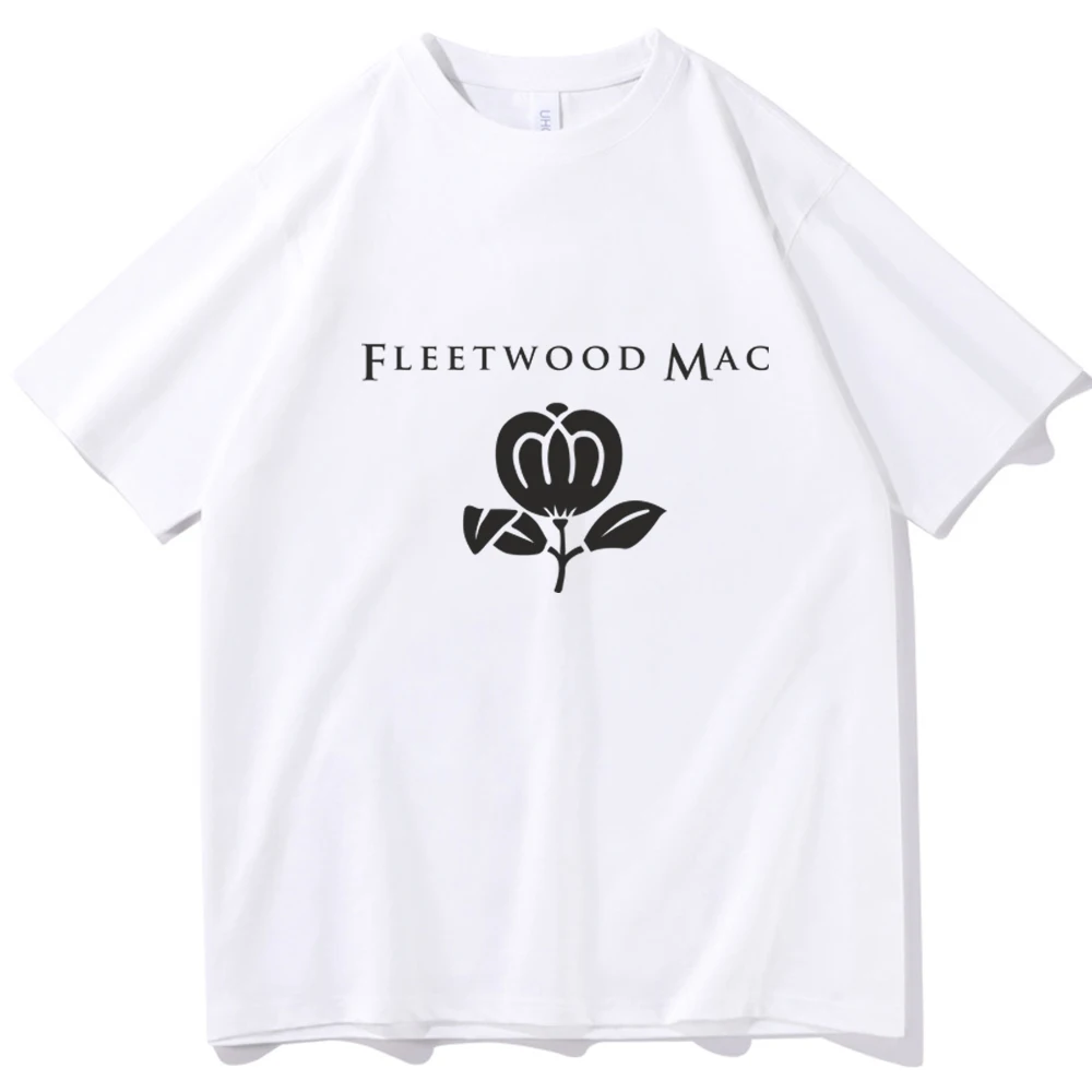 Fleetwood Mac Greatest Hits 2024 T-shirt Unisex O-neck Summer Shirt Casual Printing Oversized Music Fans Gift Regular