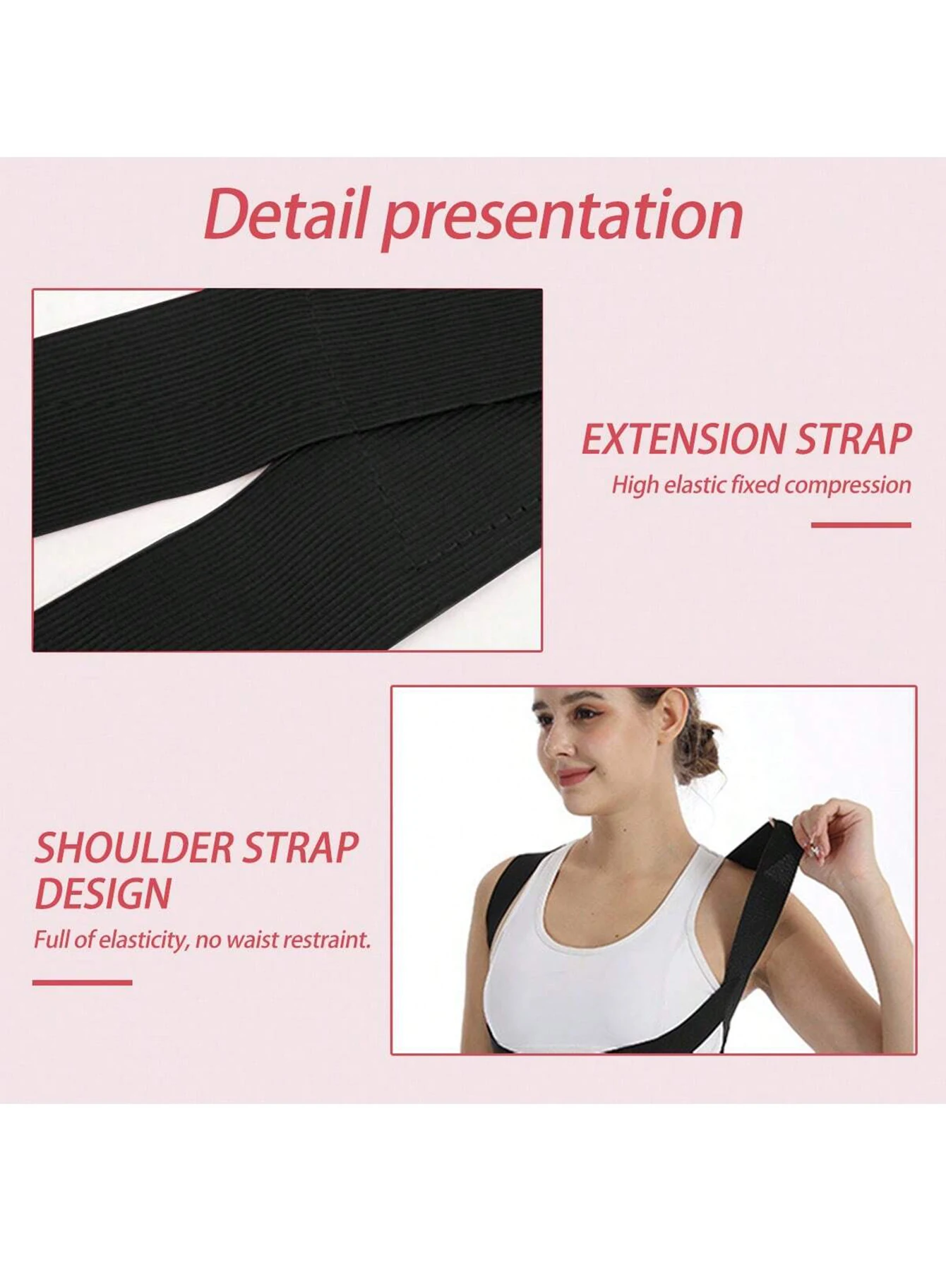 Back and back excellent hunchback correction device, posture correction belt, adult female invisible correction belt, correction