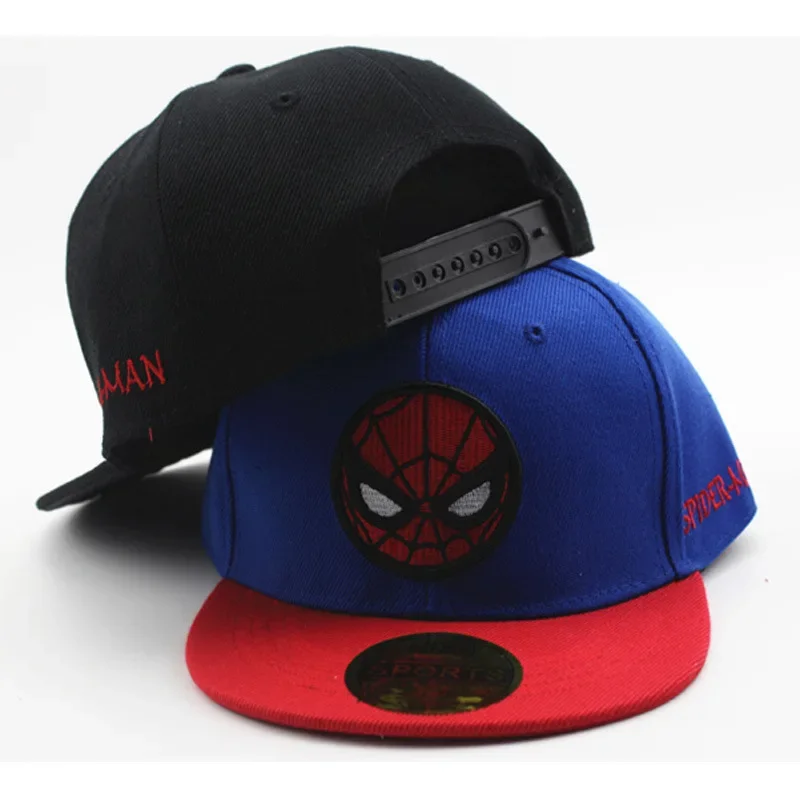 Hot Cartoon Marvel Spiderman Frozen Mickey Mouse Baby Kids Hat Boy Girl Travel Caps Spiderman Mickey Minnie Baby Caps Gift 2-8Y