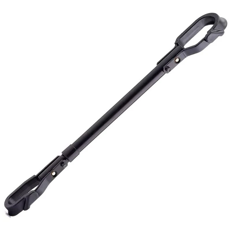 AA90-2X Capacity 30Kg/66Lbs Bike Bicycle Top Tube Cross-Bar Frame Adjustable Adapter For Y-Frame Lady Bike Car Rack