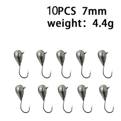 Ice Fishing Jighead 7mm4.4g tungsten jig зимняя рыбалка fishing lure Winter fishing mormouses fishing lure set