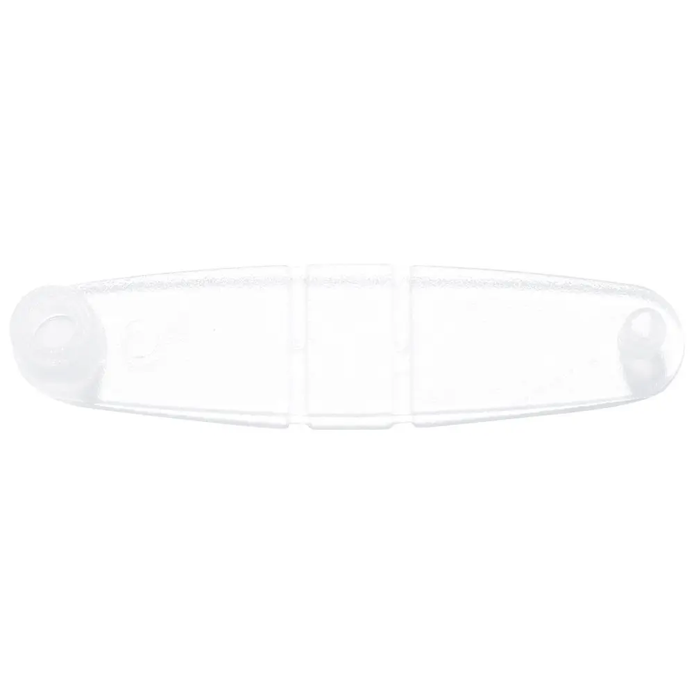 Small Size 100Pcs Plastic Keychain Clips Transparent Folding Clip Nail File Accessory Hand Account