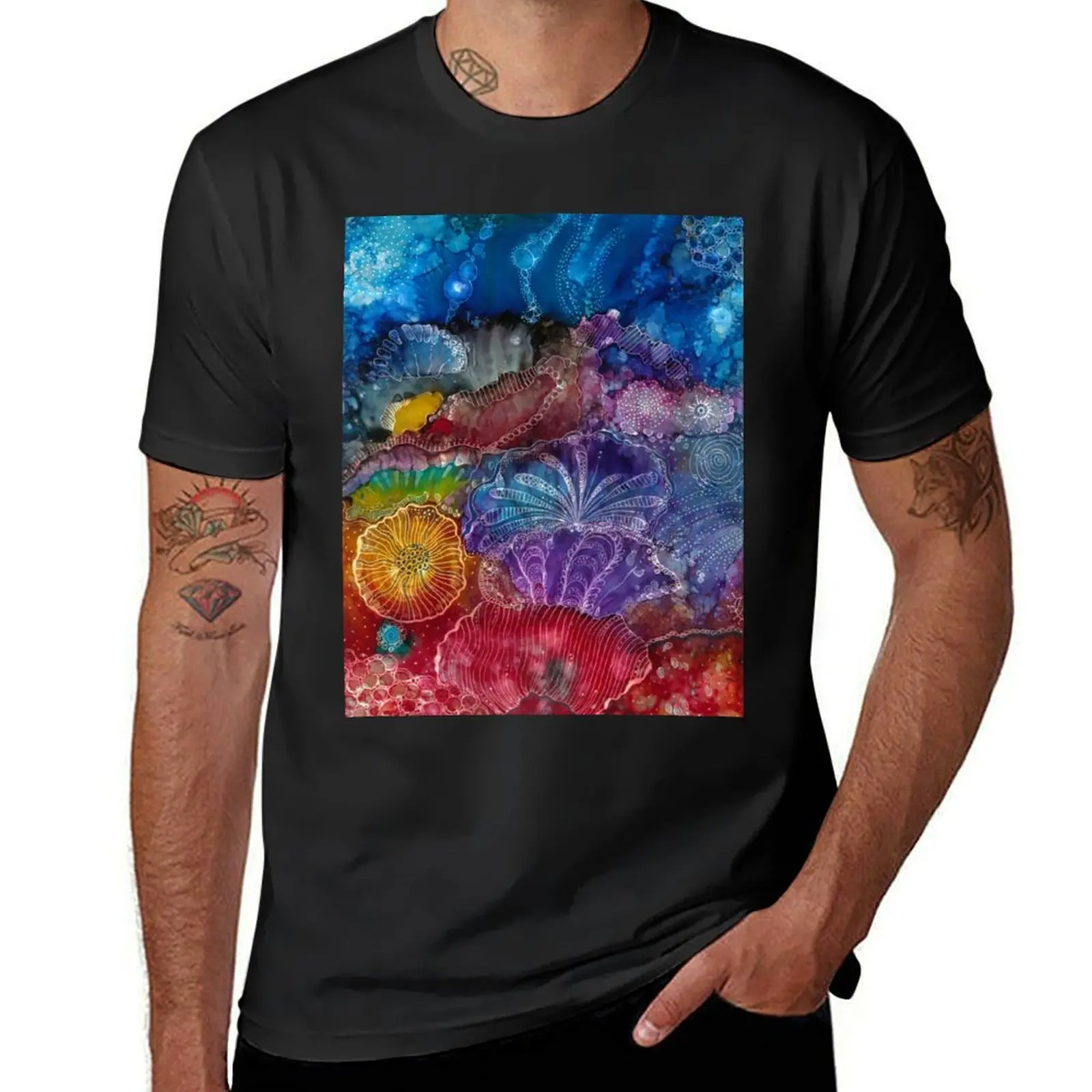 Under the Sea T-Shirt aesthetic clothes vintage clothes Blouse oversized t shirt for men