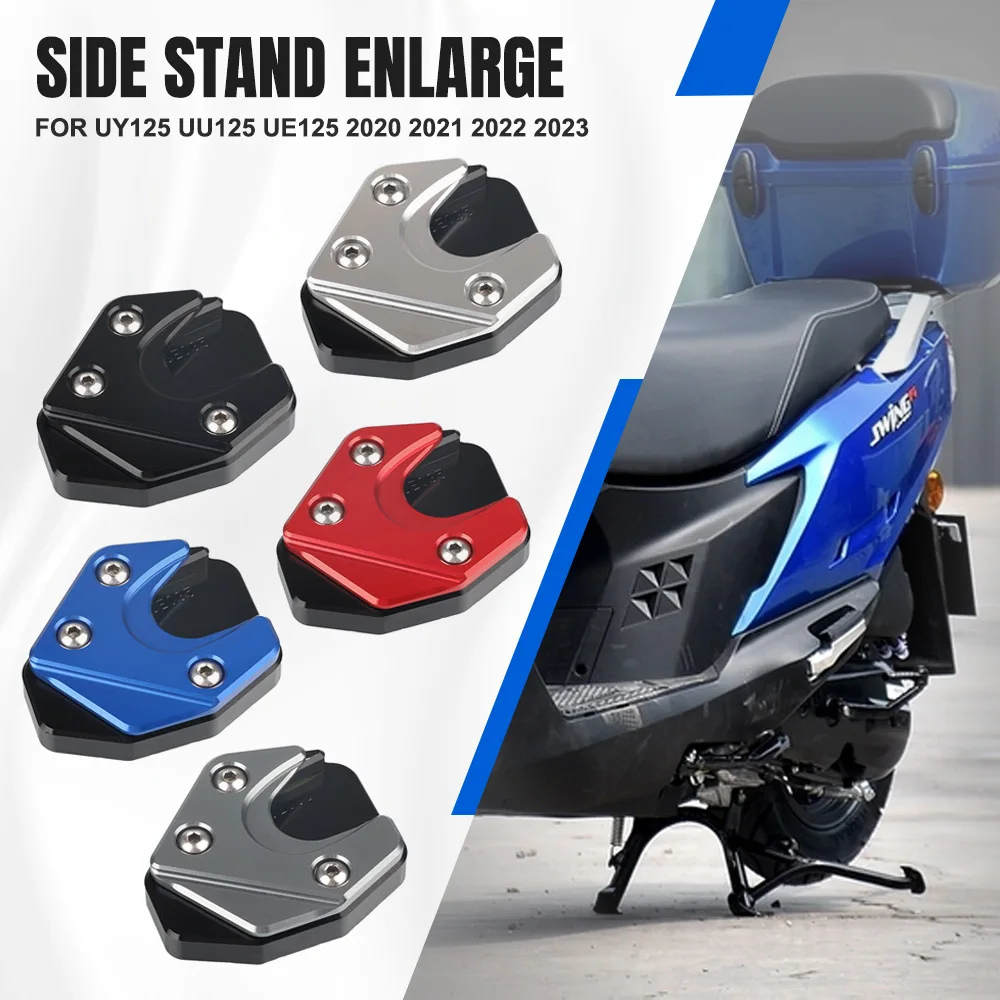 

FOR SUZUKI UY125 UU125 UE125 2020 2021 2022 2023 Motorcycles Accessories Foot Side Stand Enlarger Plate Pad Kickstand Extension
