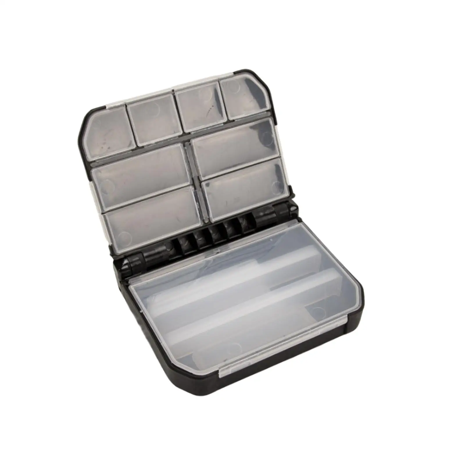 Compact Fishing Gear Accessories Box with Removable Partitions Waterproof Seal for Trout Bass Panfish and Ice Fishing Trips