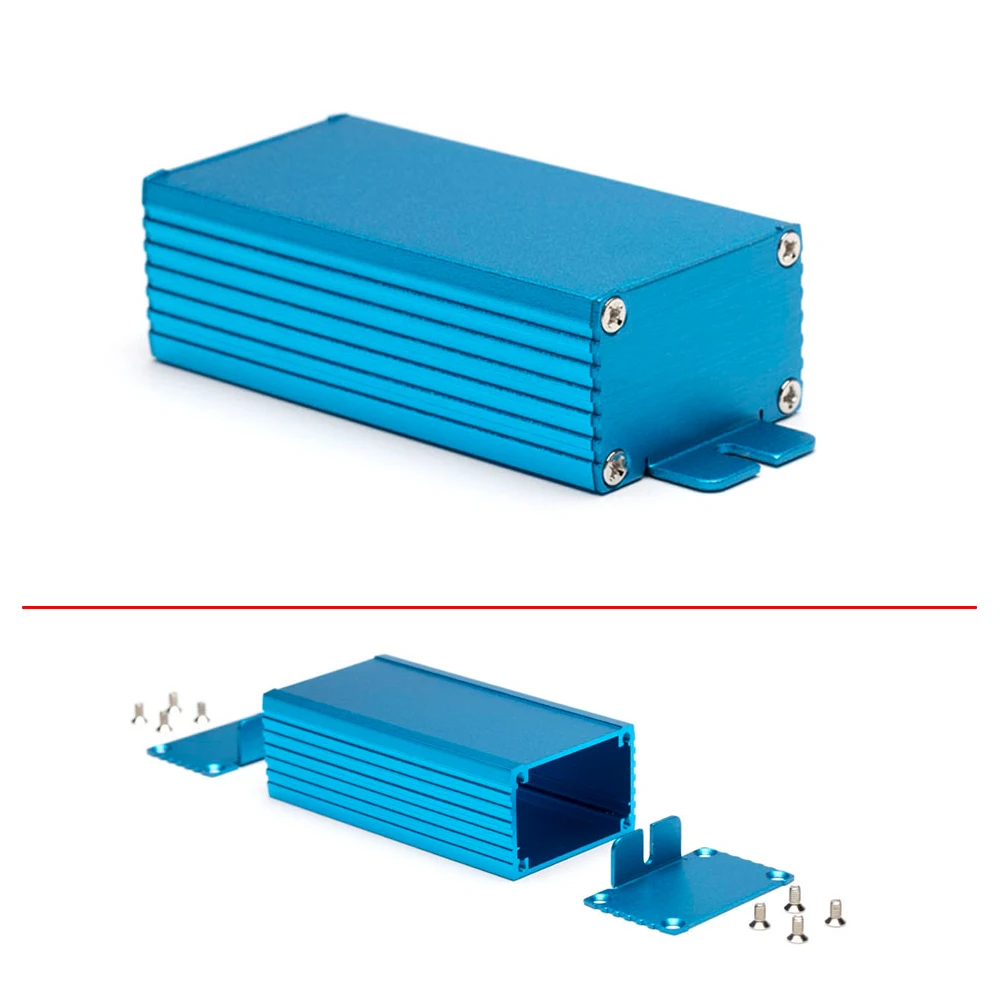 Custom Integrated Electronic Components Enclosure PCB Circuit Board Junction Box Aluminium Control Housing J02 46.2*29.6MM