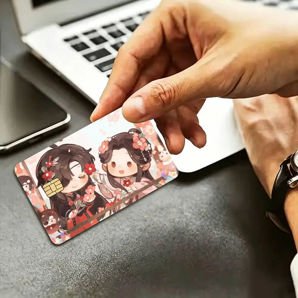 Heaven Officials Blessing HD Credit Card Stickers Game Card Decal Small Chip Waterproof Sticker Gift Decor