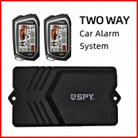 Germany Spy Two Way Car Alarm System Remote Wireless Engine Start Security 2 LCD Control 5000Meter Gasoline Diesel 12V Universal