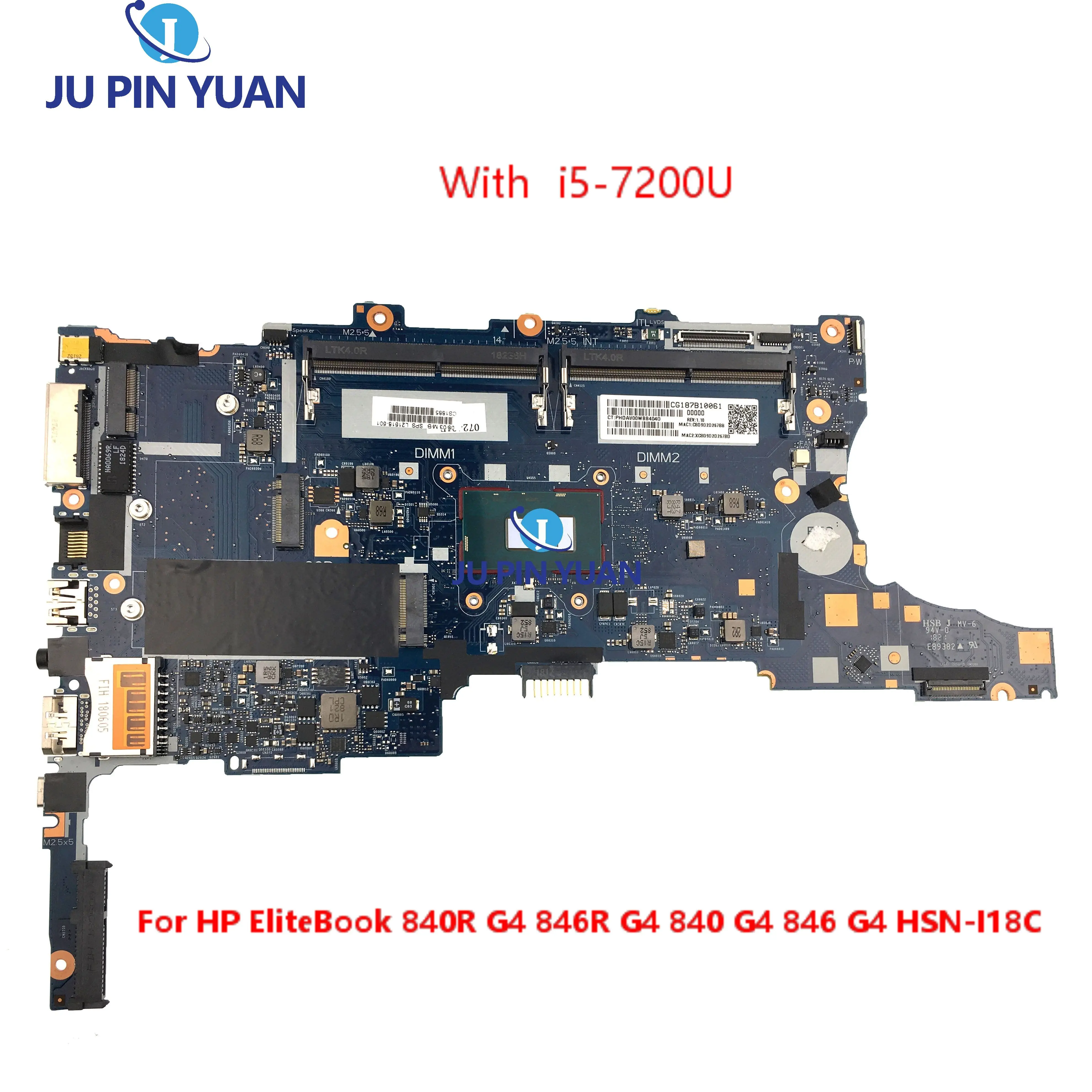 

L21618-601 для HP EliteBook 840R G4 846R G4 840 G4 846 G4 L21618-001 материнская плата для ноутбука 6050A2939701-MB-A01 W HSN-I18C