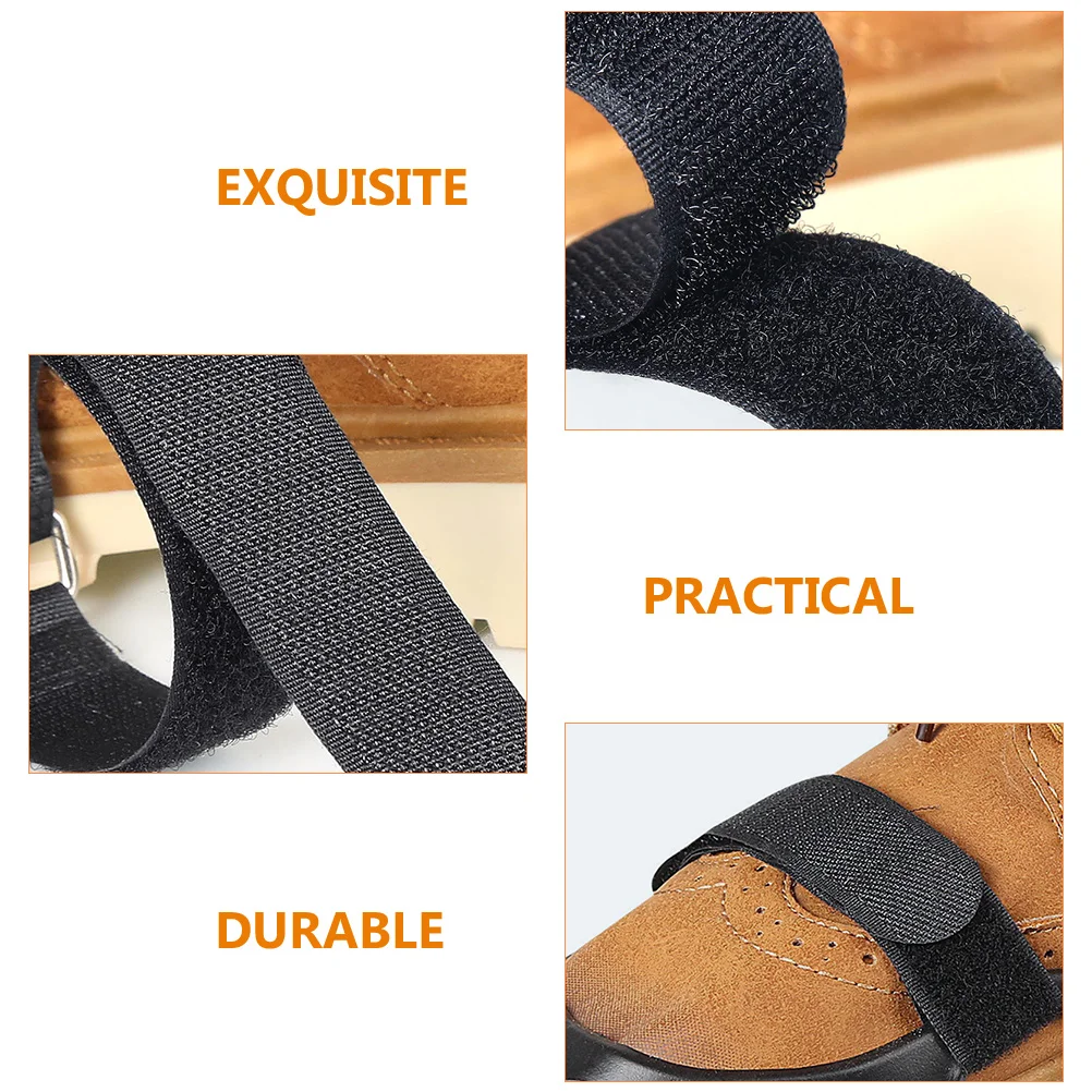 Attaches de câble non ald pour chaussures et bottes, tendeurs de glace, sangle de couverture, crampons d'escalade, bandage pour homme, 4 pièces