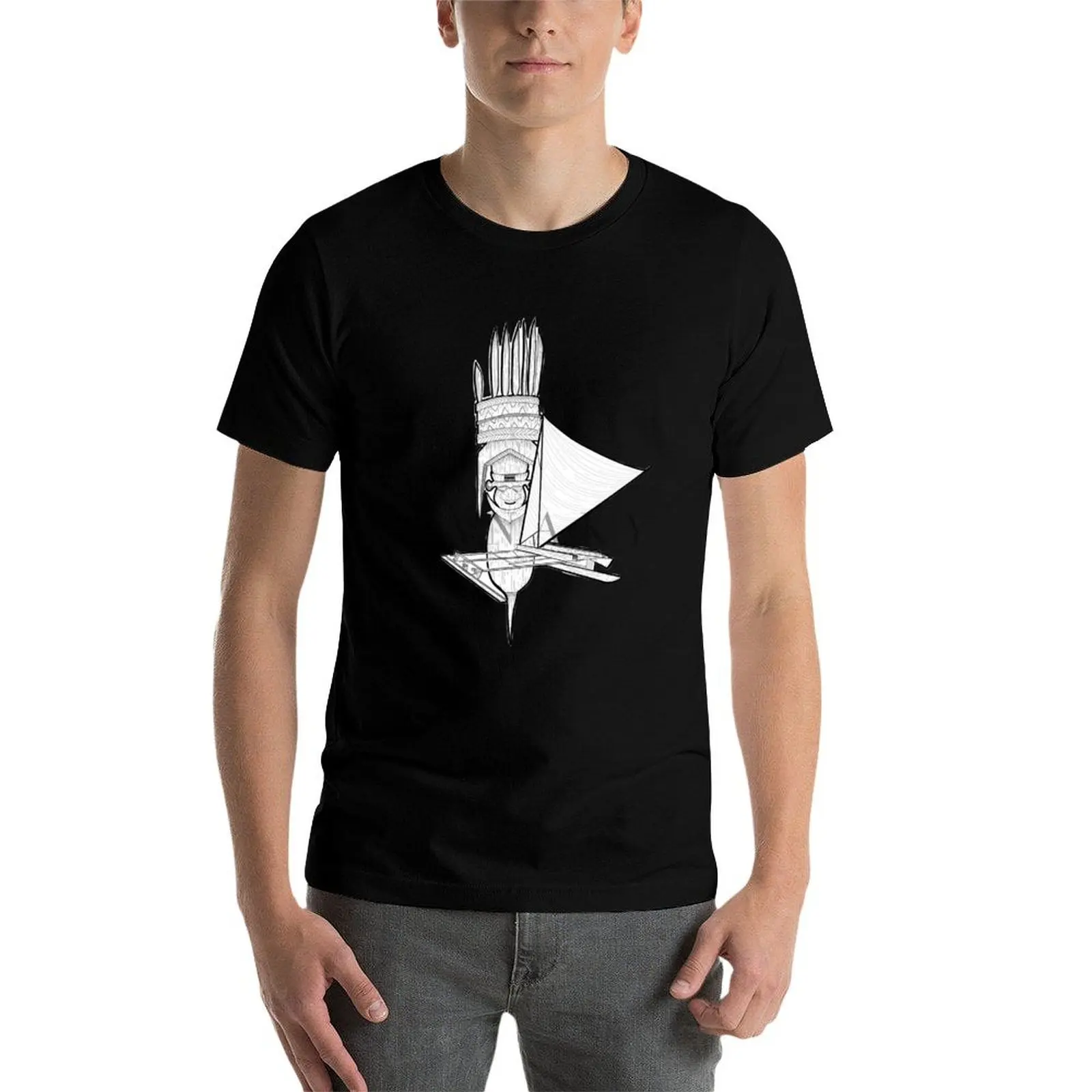 KANAKY جرافيك VIBES رجل تي شيرت قميص أنيمي تي شيرت للقمصان تي شيرت رجل