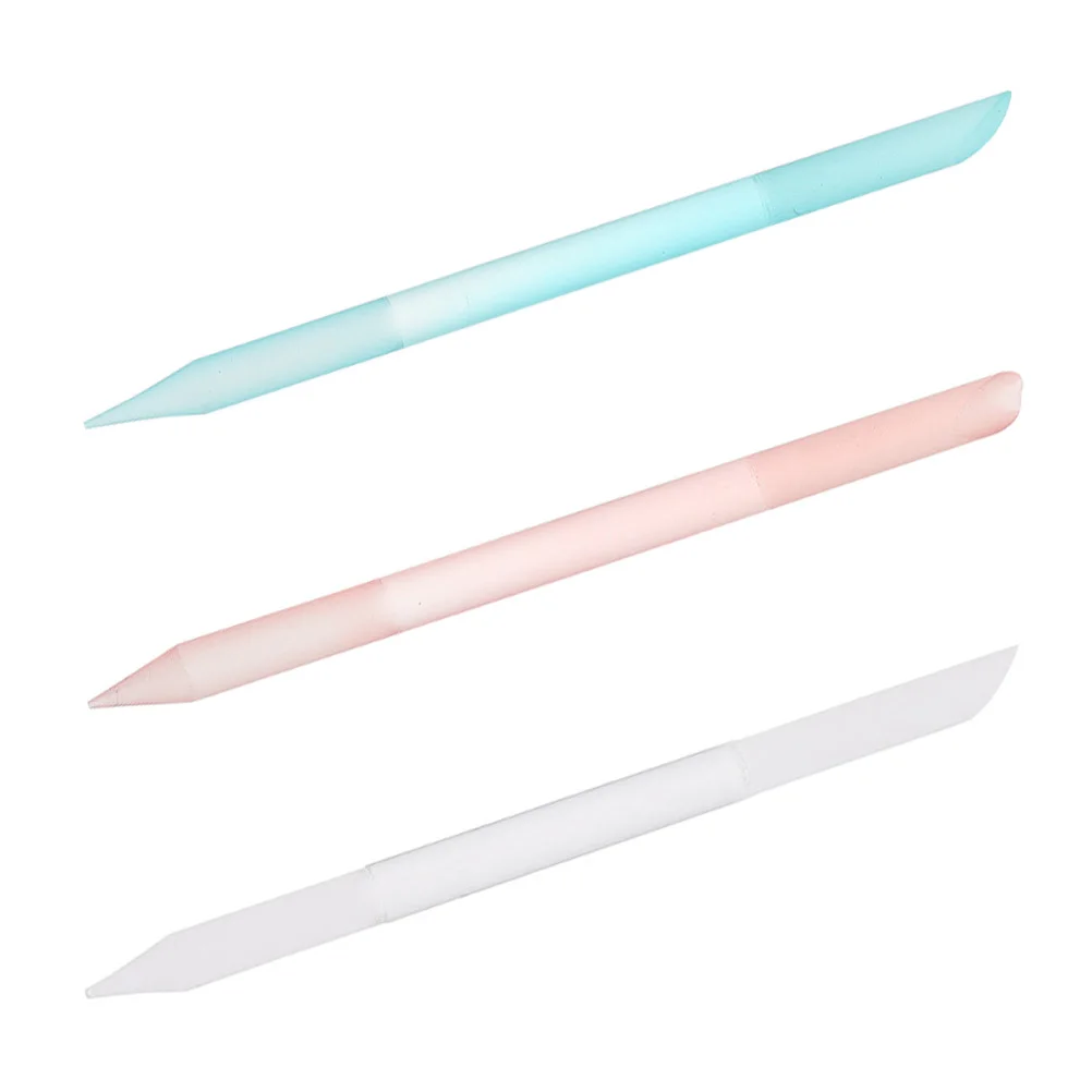 3 szt. wysokiej jakości szklanych pilników do paznokci, łatwe w użyciu do pielęgnacji paznokci po lakierowaniu i codziennych potrzeb manicure, pilnik do paznokci.