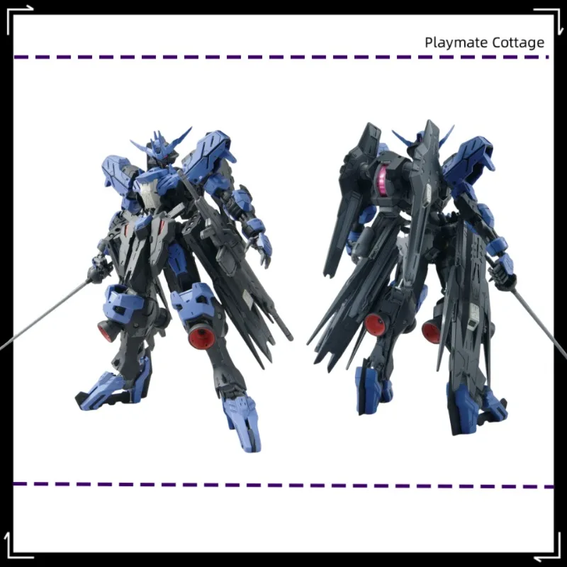 Bandai oryginalna figurka Gundam Anime 1/100 MG Vidar Gundam ASW-G-XX Iron Blooded Orphan Model montażowy oryginalne pudełko nowe nieotwarte