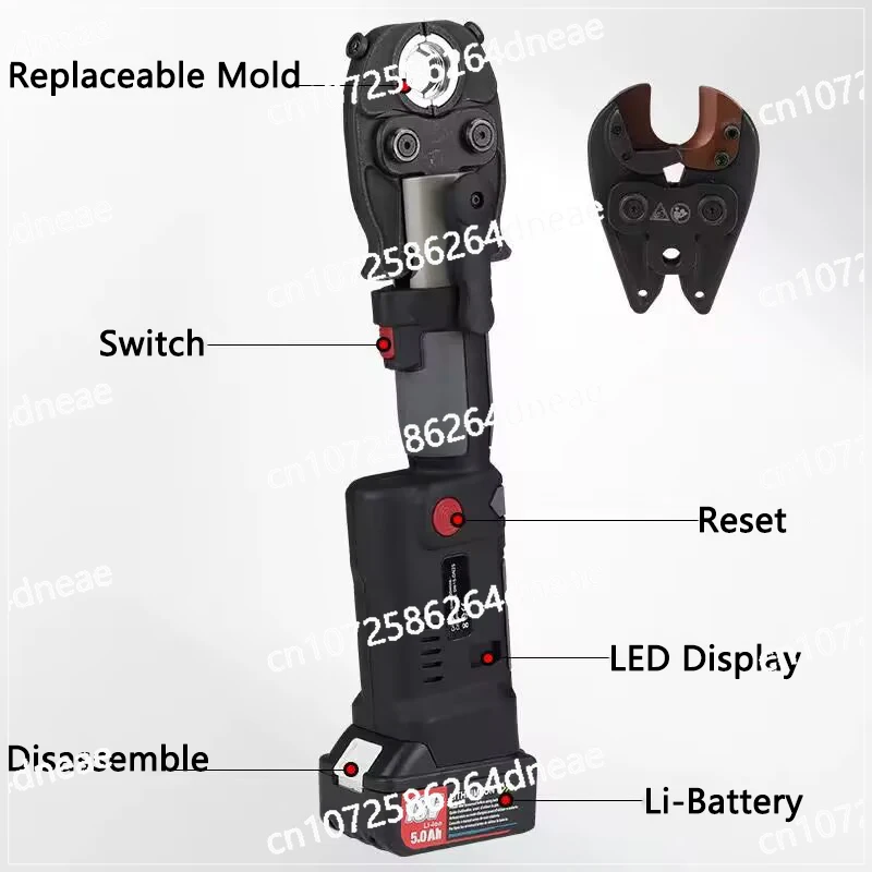 

Обжим труб из нержавеющей стали, резка проволоки, три в одном, многофункциональная электрическая гидравлическая машина для обжима клемм проводов