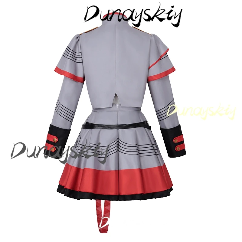 Kasane Teto Cosplay Anime Vtuber Costume Synthesizer V Teto's Wigs Outfit Uniform for Women Party Performance Customized