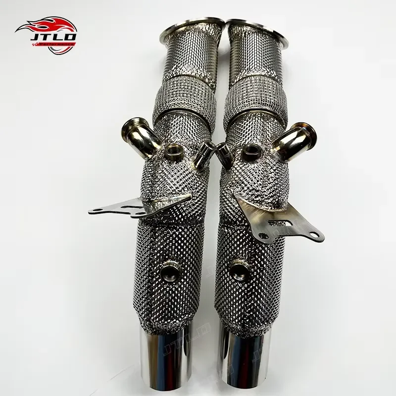 In Stock High Performance High Flow 304 Stainless Steel Exhaust Downpipe for Ferrari SF90