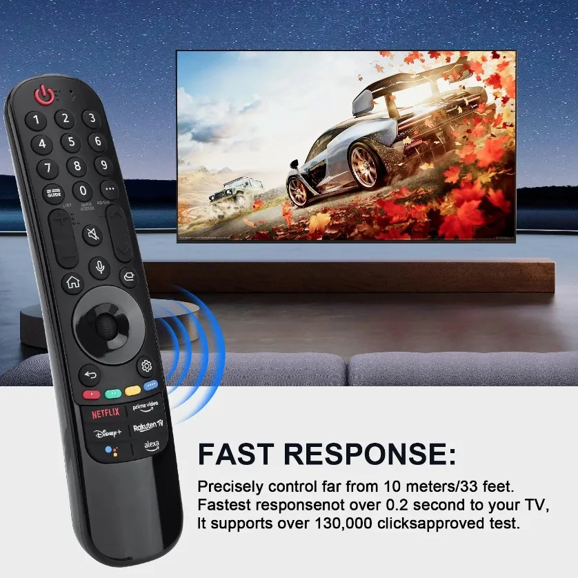 بديل جهاز التحكم عن بعد العالمي لـ Lg 2022 Oled Qned للتلفزيون الذكي Lg جهاز التحكم عن بعد السهل مع التحكم الصوتي #1