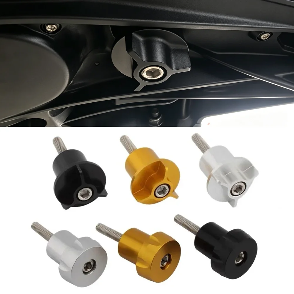 For BMW R Nine T R9T RNINET 2014-UP Motorcycle Aluminum Rear Fender Passenger Seat Bolt Screw Removal Tool-less Quick Release