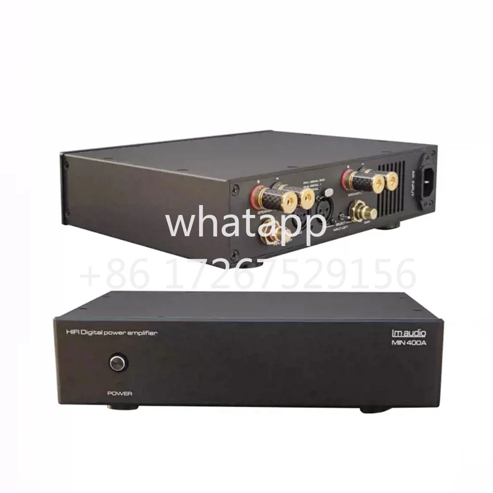 1ET400A Digital Hifi Post-Fever Power Amplifier Purifi MIN400A LM UCD Maroon Audio 310×200×60mm For Hypex