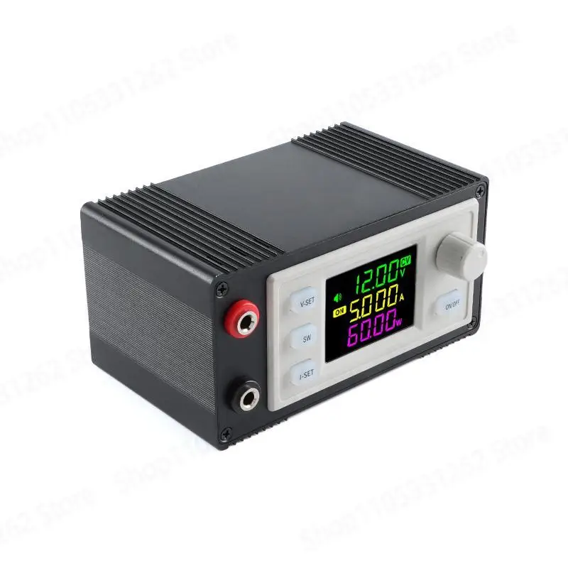 Industrial High Precision Digital DC Buck Boost Adjustable Regulated Power Supply CC CV Solar Charging Module 6A