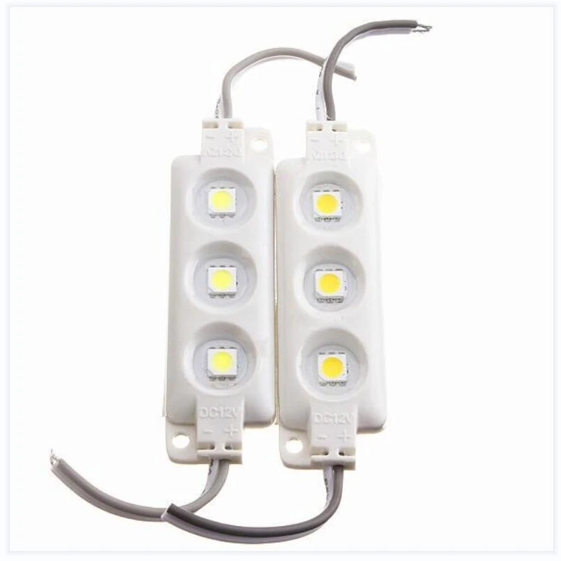 Imagem -02 - Módulo Led de Injeção Dc12v 0.72w 60lm Peças 3led Smd5050 Ip65 à Prova Dágua Módulo Led Smd5050