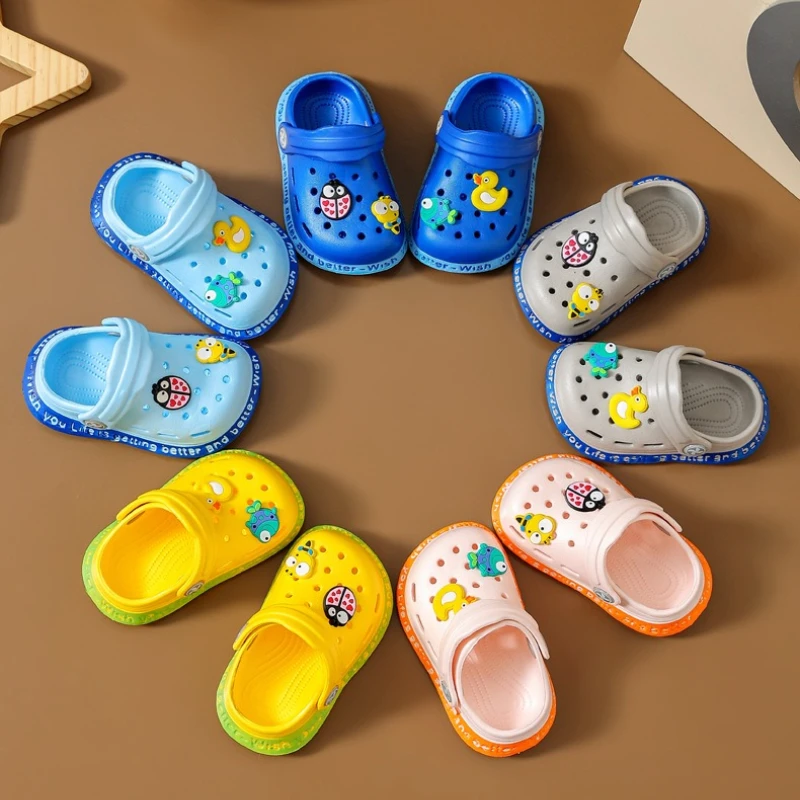 

New Summer Baby Shoes Sandals for Girls Boy Mules Baby Girl Shoes Cartoon Sandal Infantil for Boy Children's Garden Shoes
