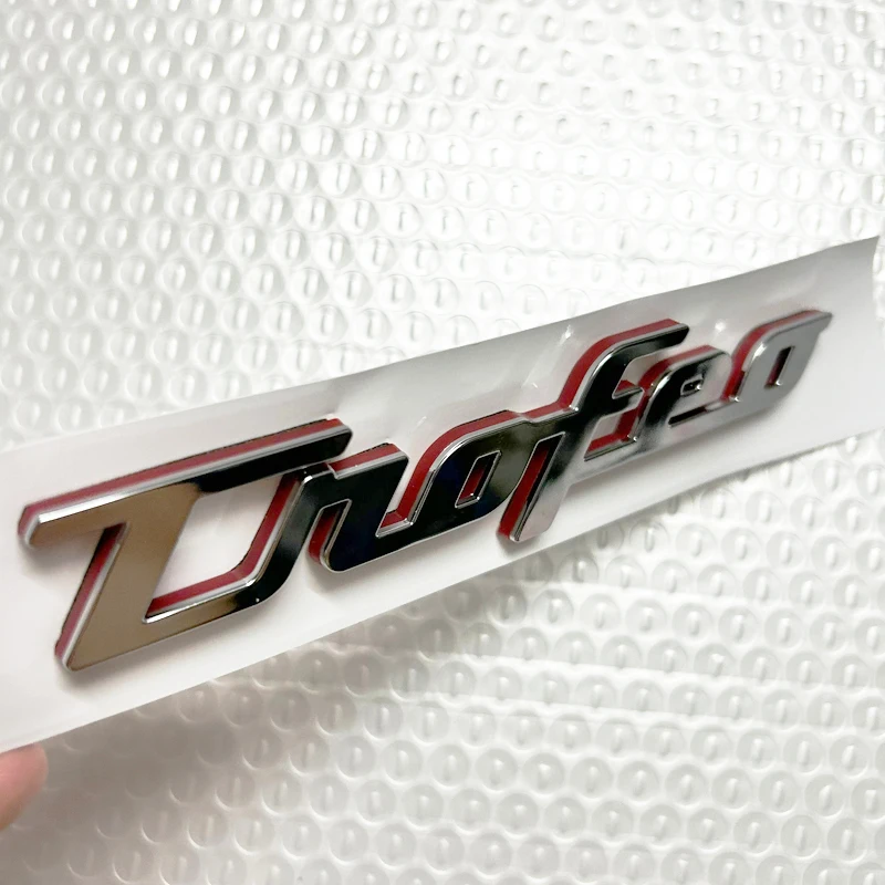 3D SQ4 Emblem Sticker Rear Trunk Stickers Decals for Trofeo Ghibli Gransport Quattroporte Granlusso Maserati Sticker