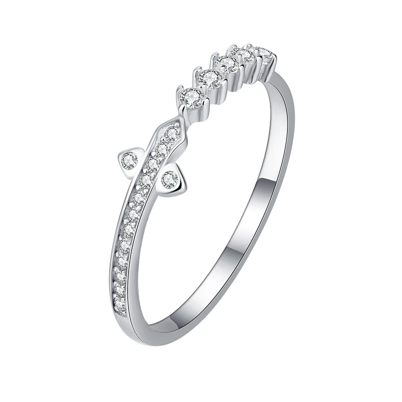 

Personalized and Versatile Authentic S925 Silver Cross Creative Ring Ring