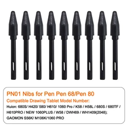 Pen Nibs For huion Digital Pen Display Tablet Accessories For Inspiroy Dial 2/H640P/HS611/Kamvas Pro 13(2.5K)/Kamvas Pro 19