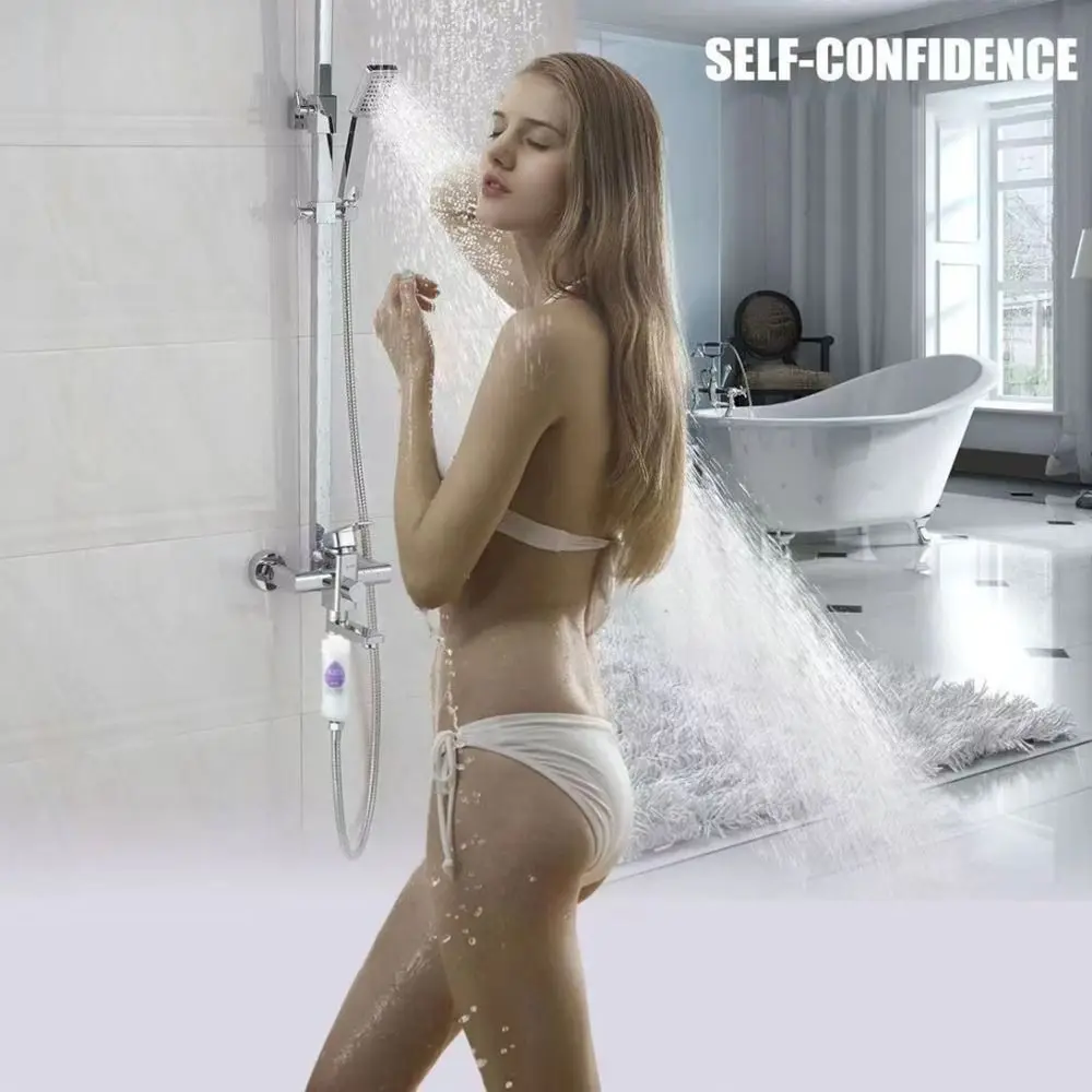 

Фильтр для насадки для душа с цветком вишни и лавандой, фильтр против накипи, очиститель для душа с ароматом дехлорирования, очиститель для душа