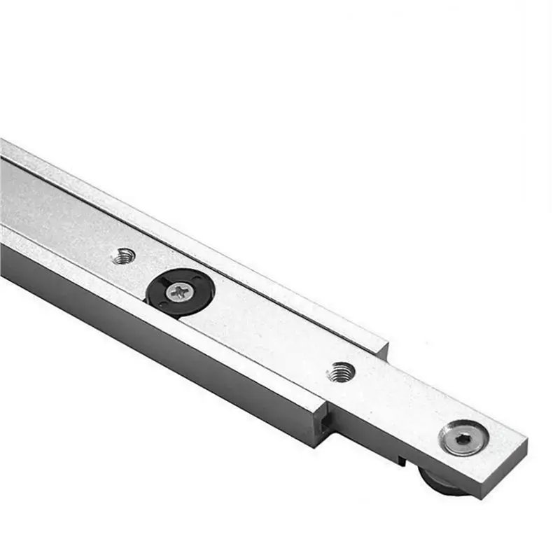 Y50A-2Set 300Mm T Slot Miter Bar Slider Kit,Aluminum Alloy T-Shaped Rail Slider With Wheels Non Perforated T-Shaped Bar Guide