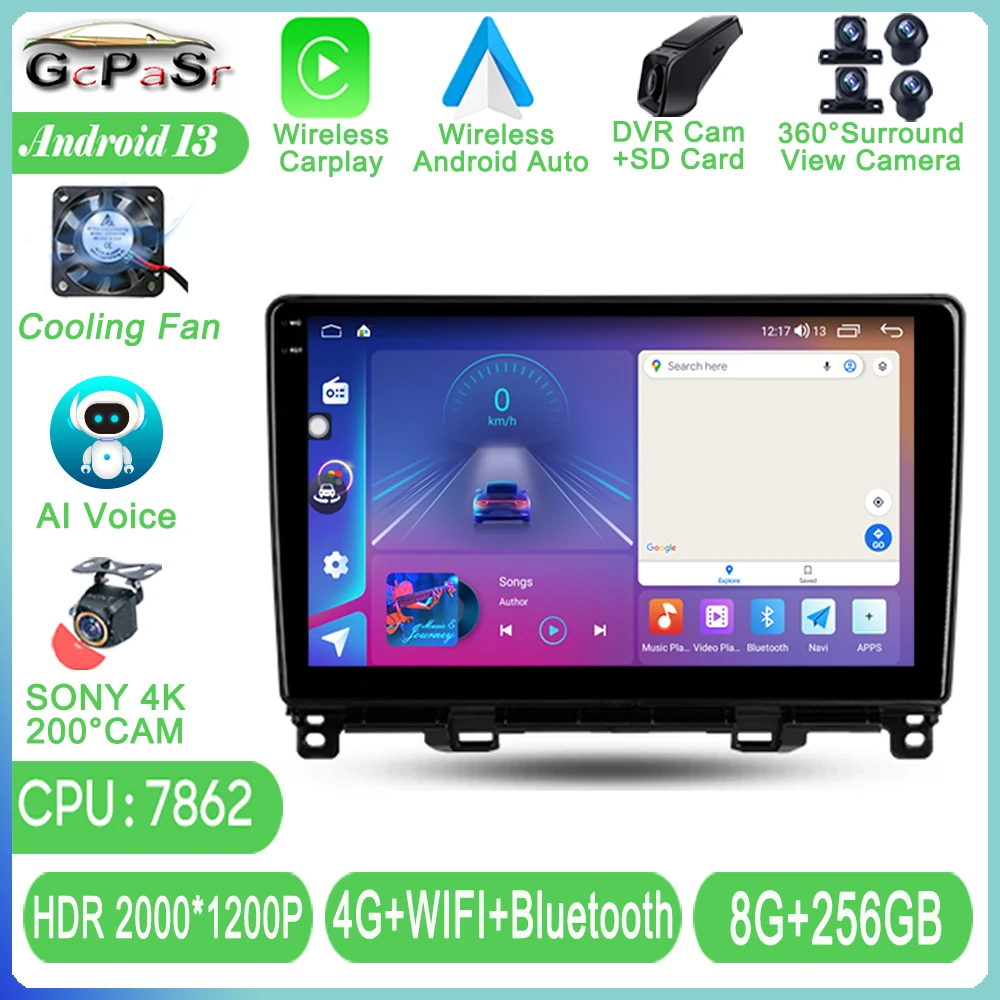 

Car Radio Video Player For Honda jazz 4 2020-2021 Android Auto Navigation GPS Head Unit Autoradio Bluetooth 5G WIFI No 2din DVD