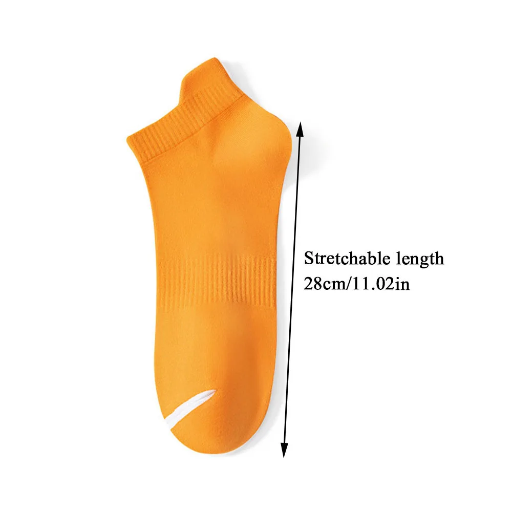 Atmungsaktive Anti-Rutsch-Bootssocken Männer Plus Size Söckchen Baumwolle Low Cut Sportsocken Outdoor Casual Baumwollstrümpfe Weich