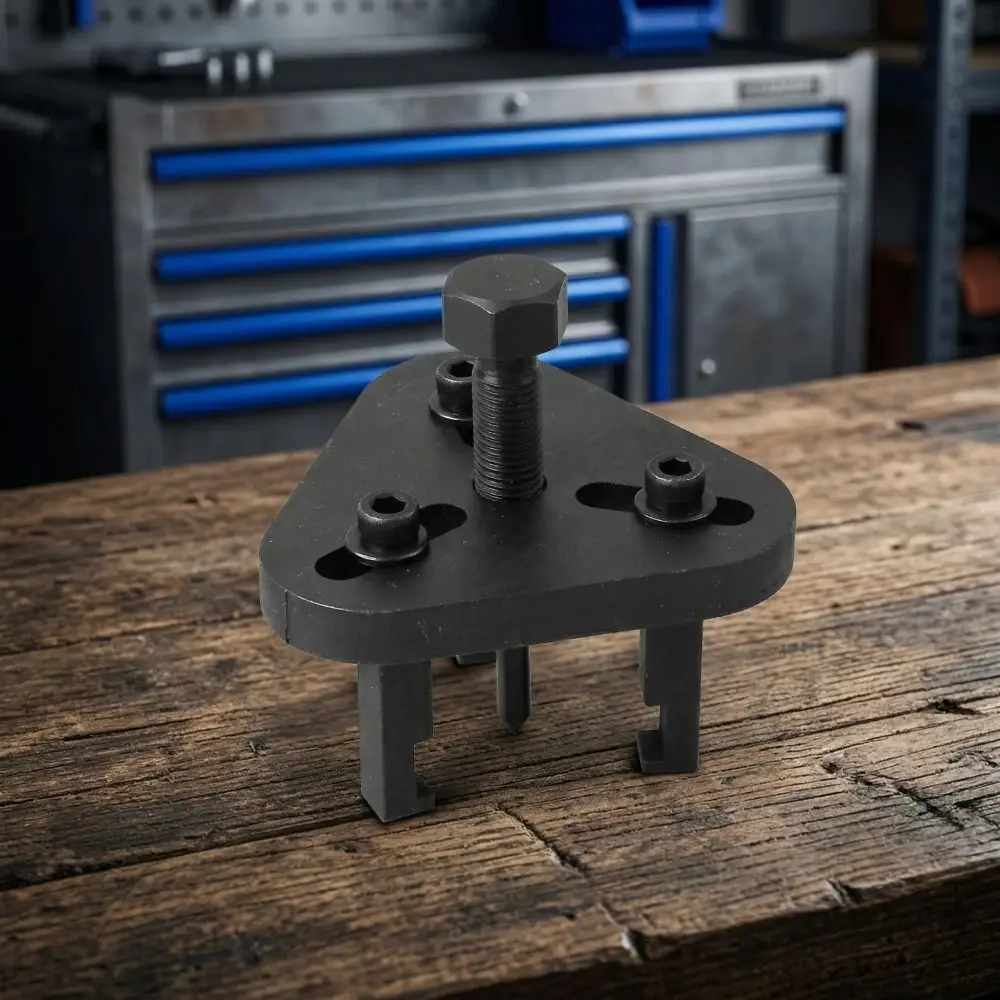 

Adjustable Capacity 15-55mm AC Compressor Puller Tool Portable Size Triangular Style AC Bearing Puller Tool Alloy Construction