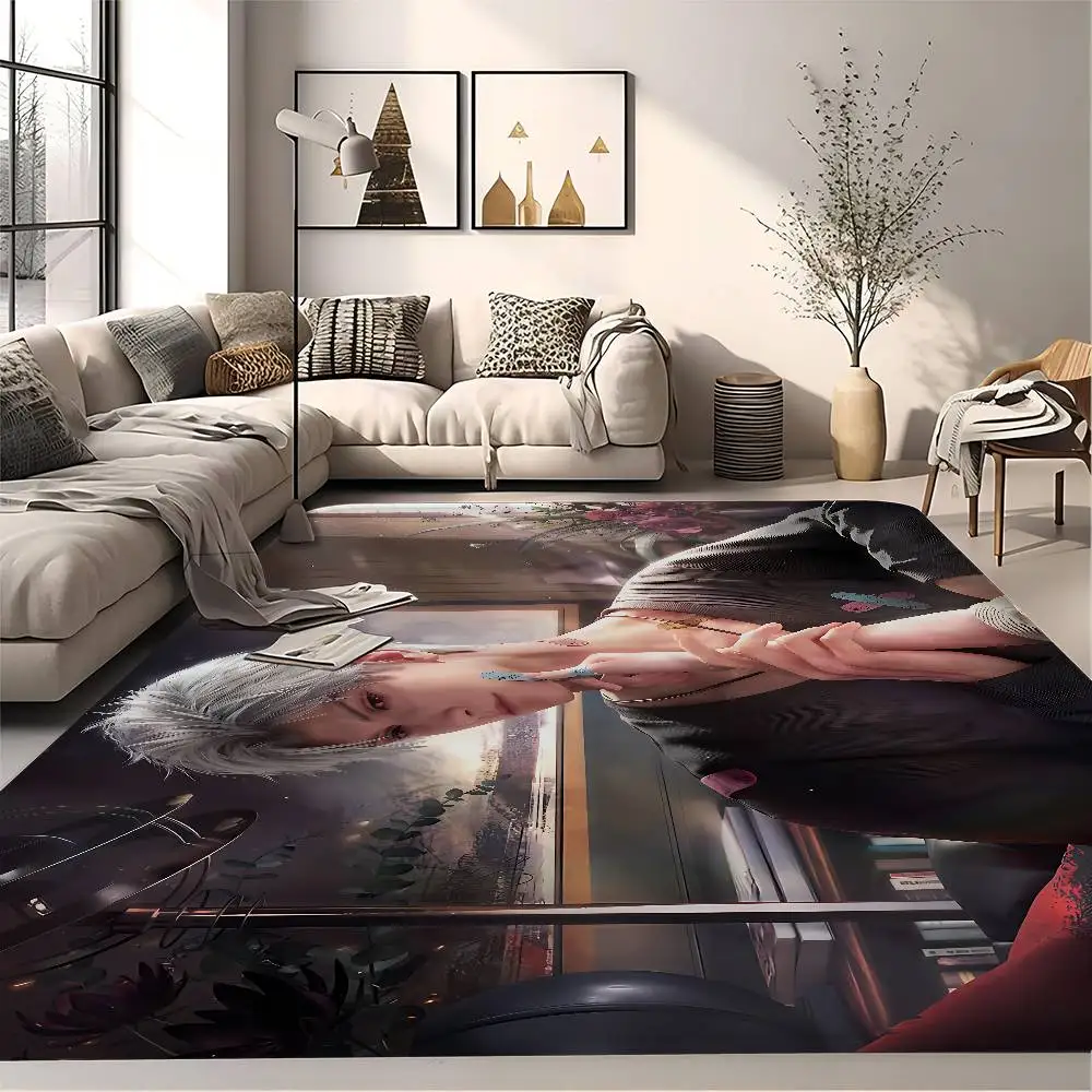 Game LOVE AND D-DEEPSPACE Floor Mat INS Style Soft Bedroom Floor House Laundry Room Mat Anti-skid Bedside Area Rugs