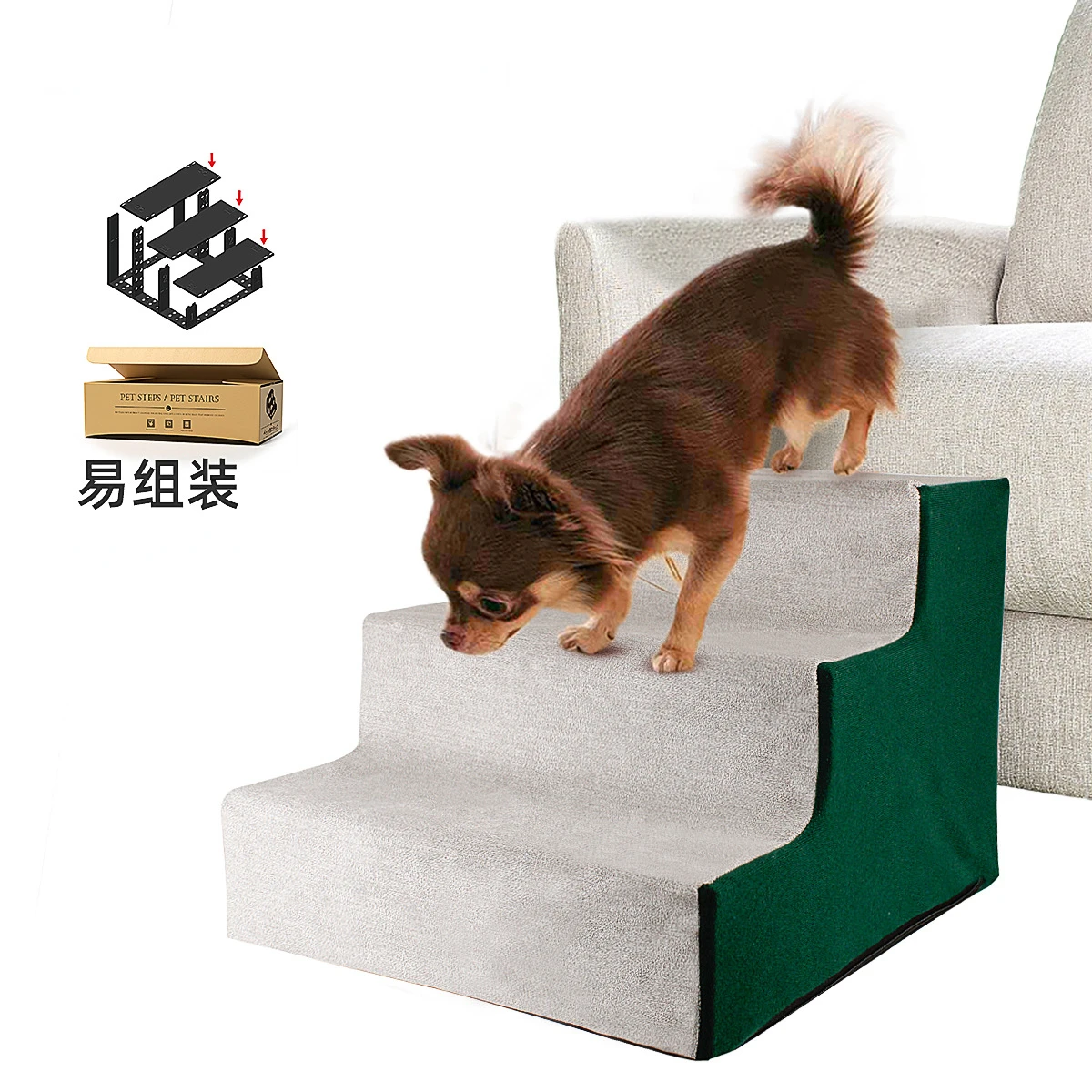 

Non-slip Ladder for Cat and Dog, Climbing Ladder Can Be Assembled and Disassembled, Dog Up and Down Bed Pet Supplies