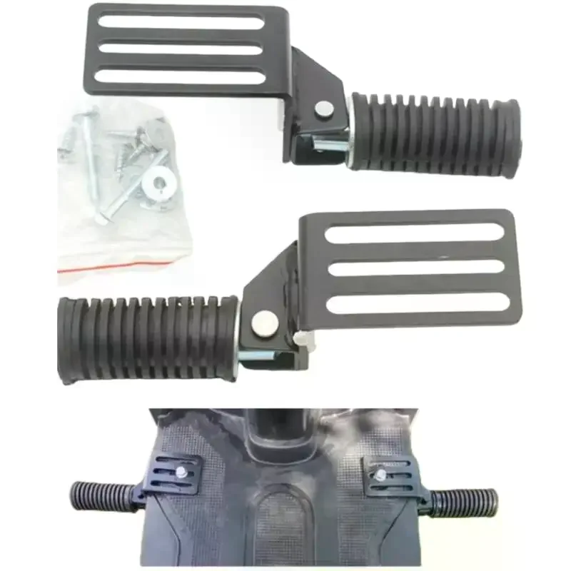2Pcs Front Footrest Comfortable Street Cruise Pedals Foldable Metal Motorcycle Foot Pegs Electric Bicycle DIY Accessories
