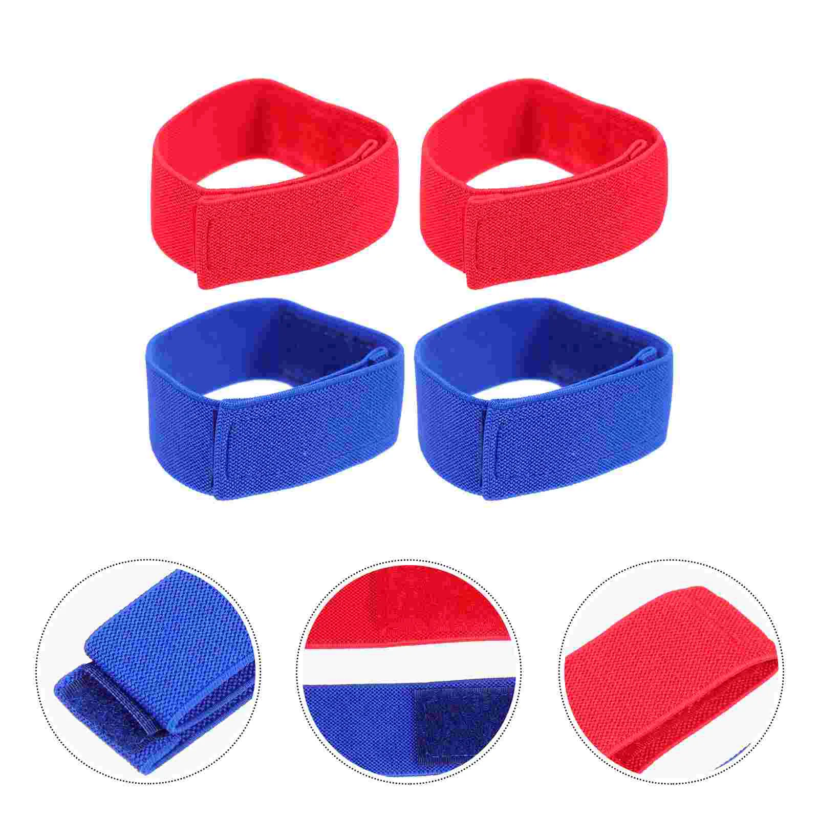 4 Pcs Elastic Hemostatic Bandage Sticker Design Tourniquet Practical Dialysis Outdoor Portable Supplies Polyester