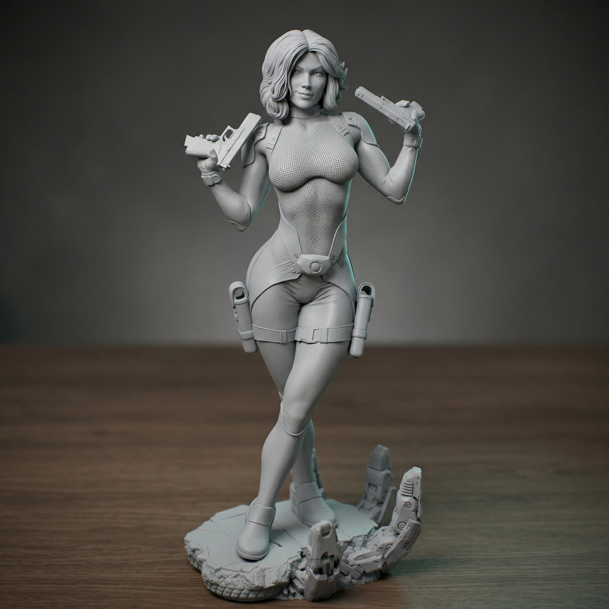 1/24 1/18 1/12 Domino Unpainted Unassembled 3D Printing Model Garage Kits (Requires Painting and Assembly)