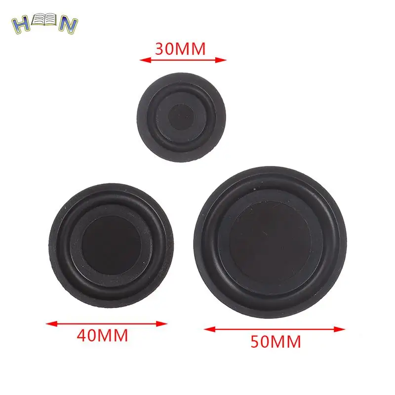 2PCS Rubber Bass Radiator Passieve Radiator Speaker Woofer Trillingen Membraan 30MM 40MM 50MM