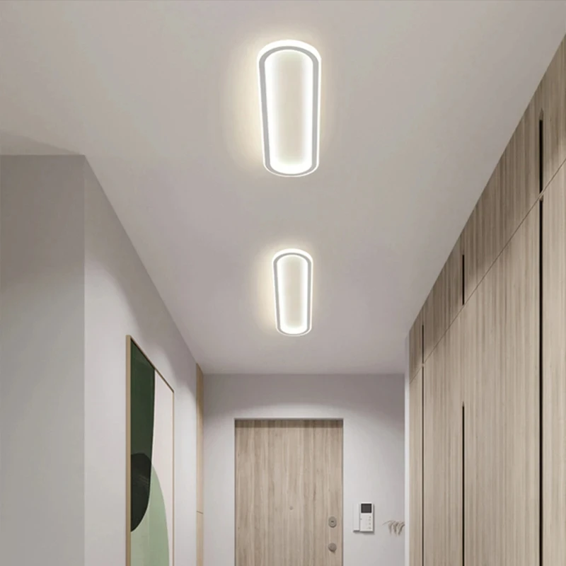 Imagem -06 - Modern Led Strip Teto Luz Iluminação Interior Quarto Estudo Corredor Corredor Simples Varanda Lâmpada Decoração de Casa