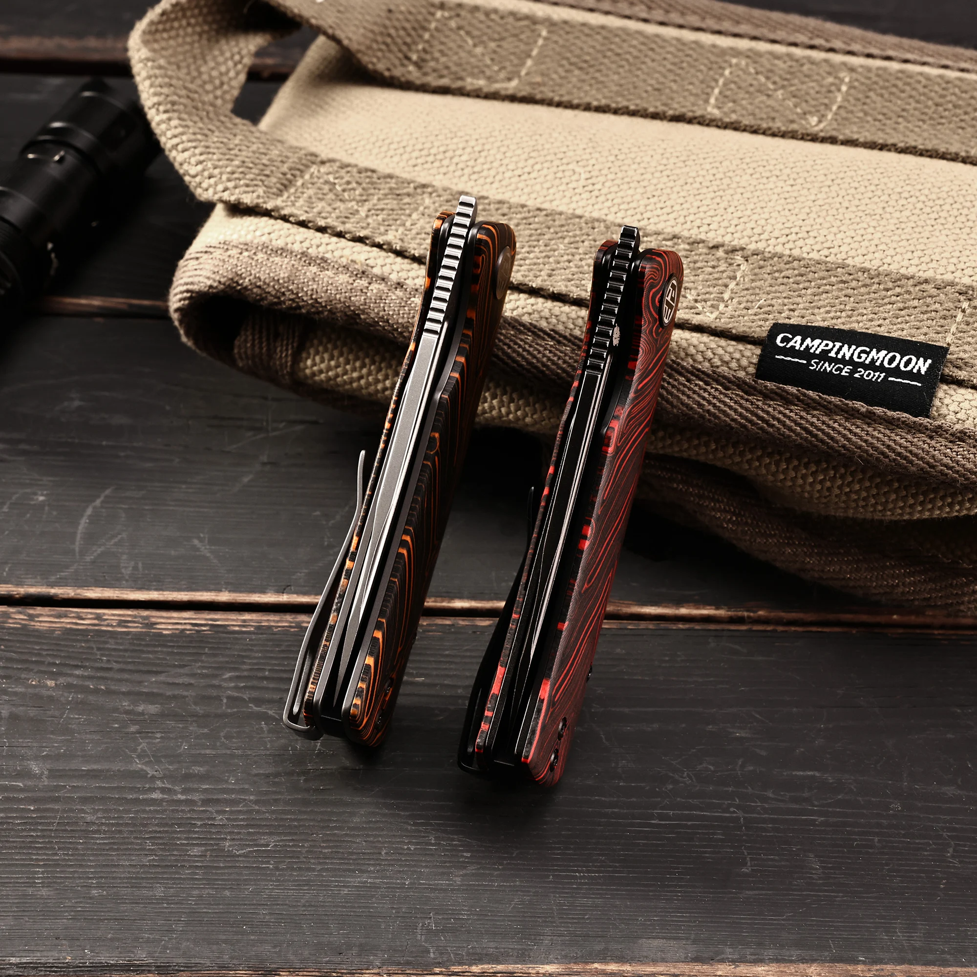 Petrified Fish PFP01X Small Folding Knife Mini Lightweigh Pocket Knives Fishing 14C28N Steel G10 Ball Bearing edc Tool
